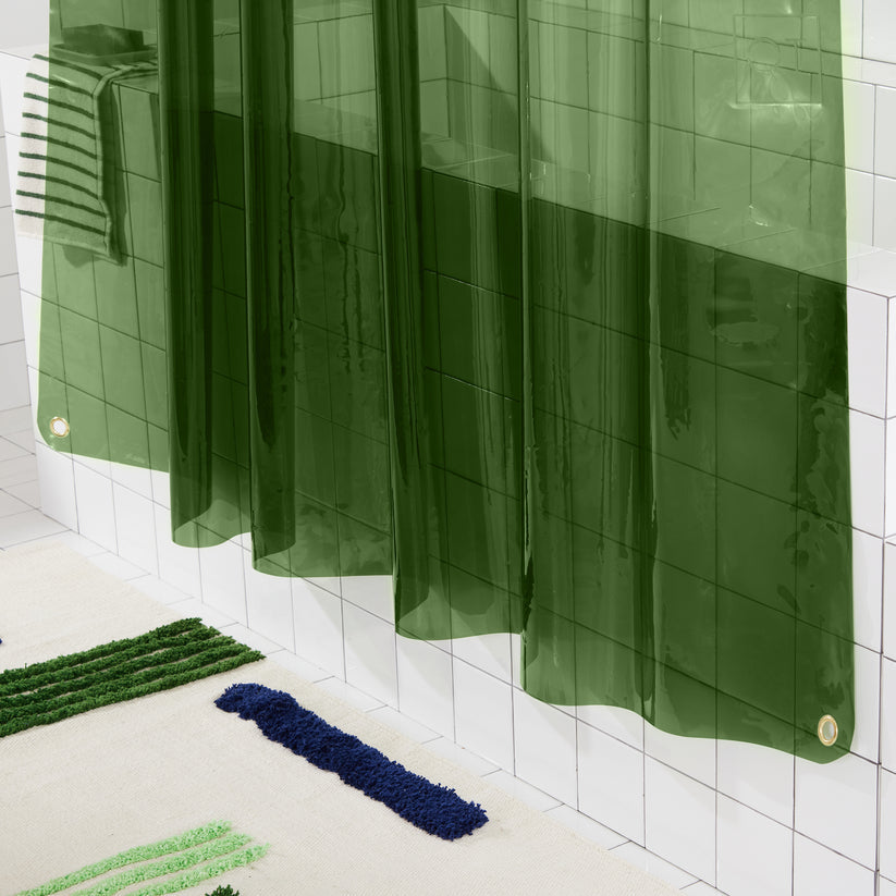 Sun Shower Curtain Pine