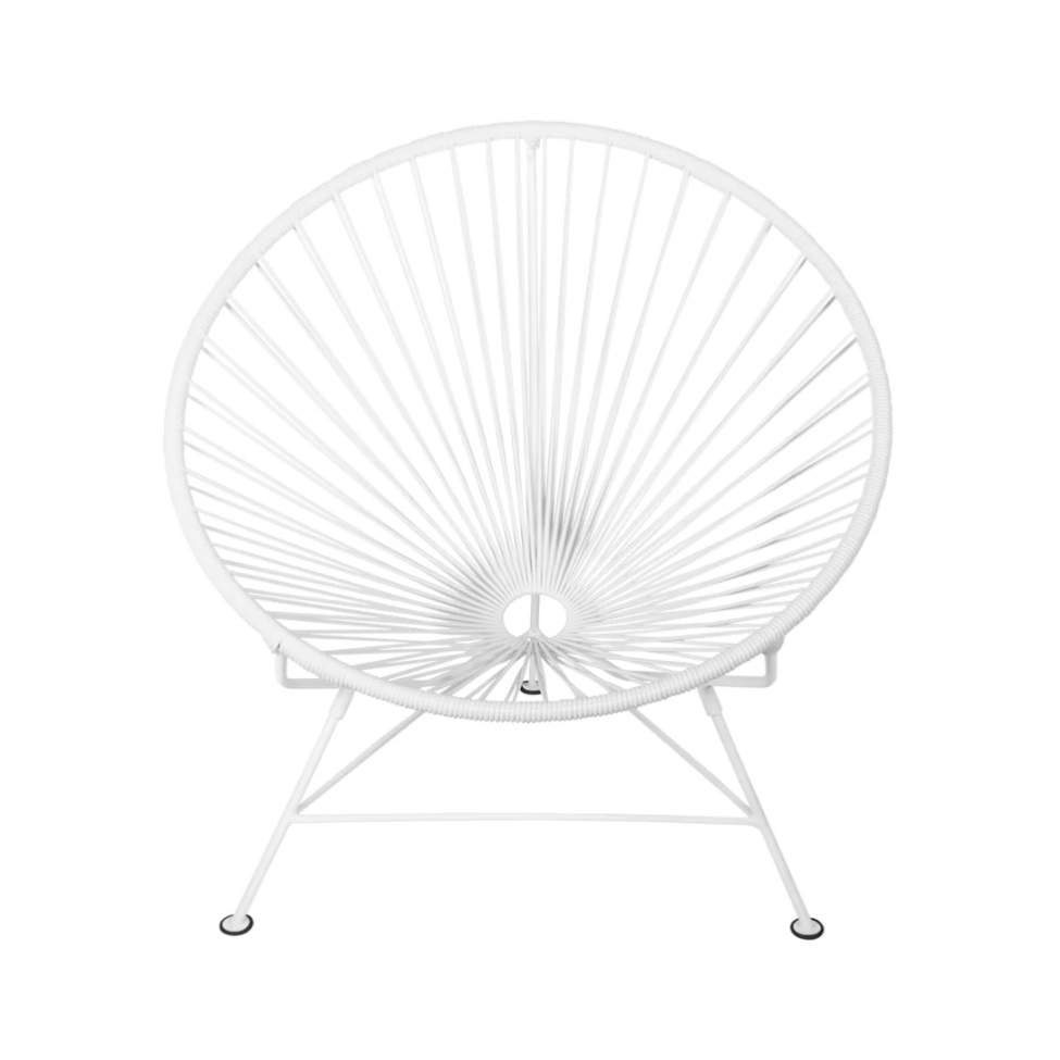 Condesa Chair, White Cord/ White Frame