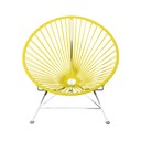 Condesa Chair, Yellow Cord/Chrome Base