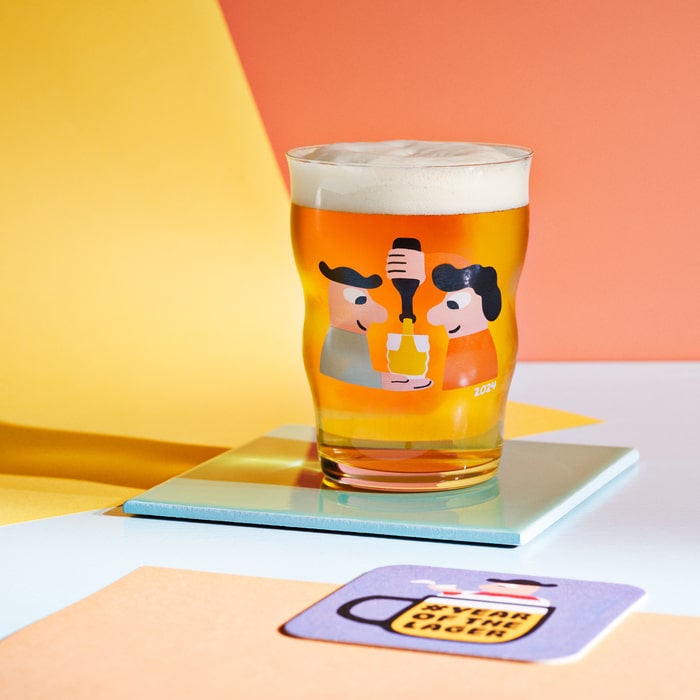 Mikkeller Pint Beer Glass 13.5 oz Clear 2024