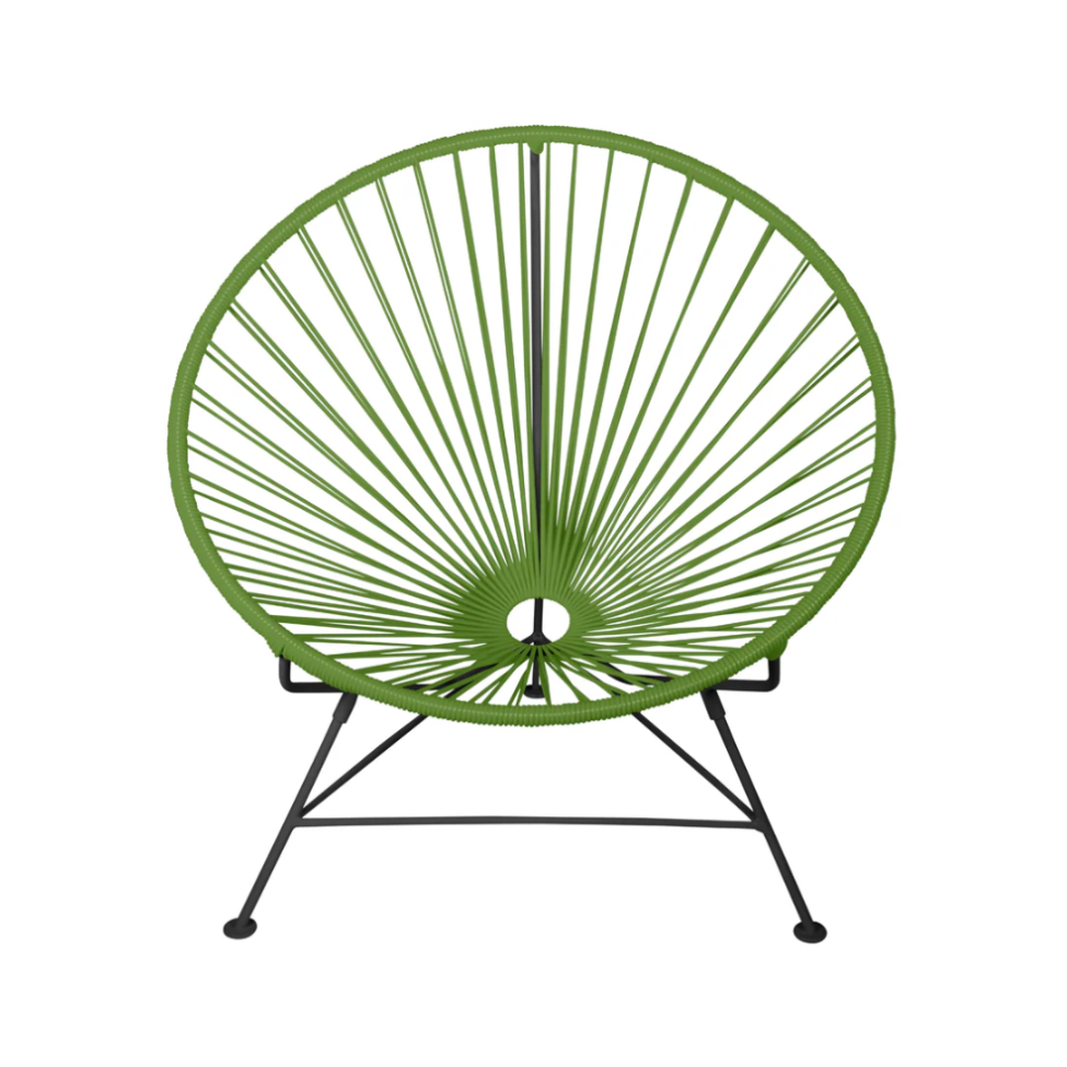 Condesa Chair, Cactus Green Cord / Black Frame