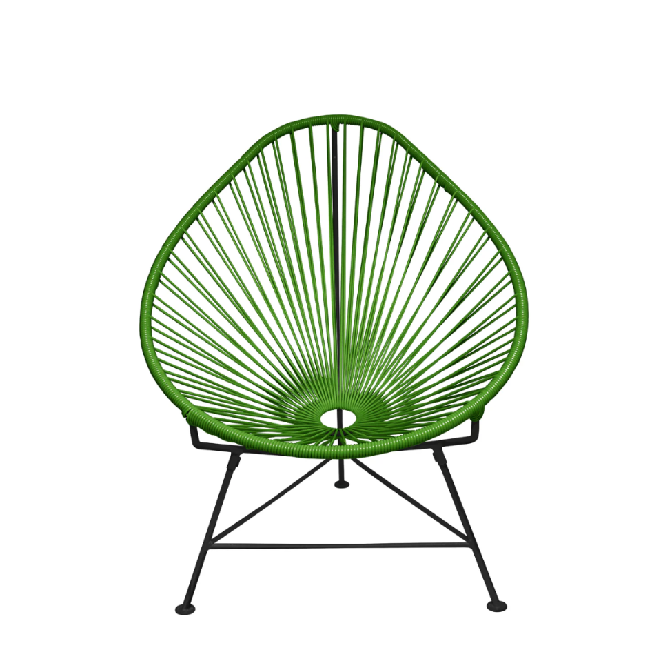 Acapulco Chair, Cactus Green Cord/Black Base