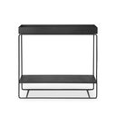 Plant Box, Rectangle, Two Tier, Black