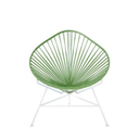 Acapulco Chair, Cactus Green Cord/White Base
