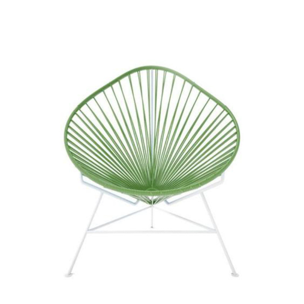 Acapulco Chair, Cactus Green Cord/White Base