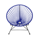 Condesa Chair, Deep Blue/ Black Frame