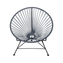 Condesa Chair, Grey Cord/Black Base