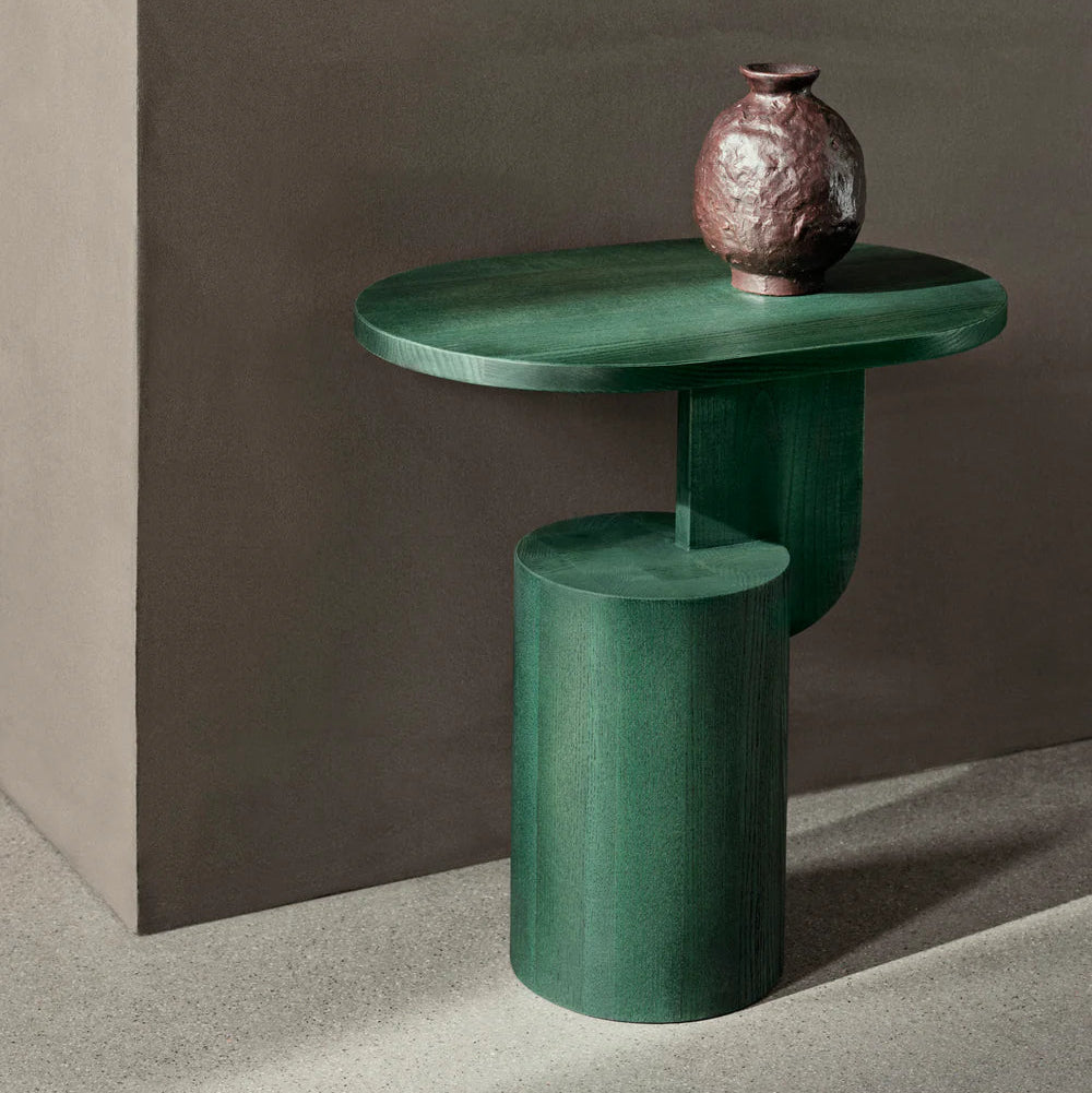 Insert Side Table, Myrtle Green Stained