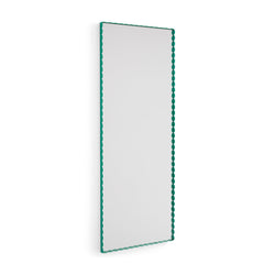 Arcs mirror, Rectangle Medium green