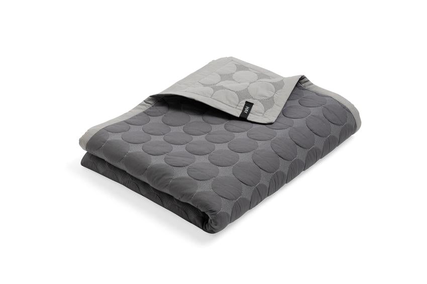 Mega Dot Quilt, Dark Grey, W195 x L245 cm