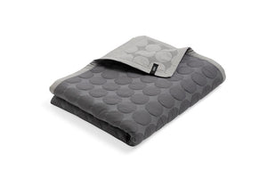 mega dot quilt, dark grey, W195 x L245 cm