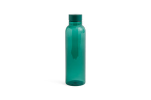 miz water bottle, dark green