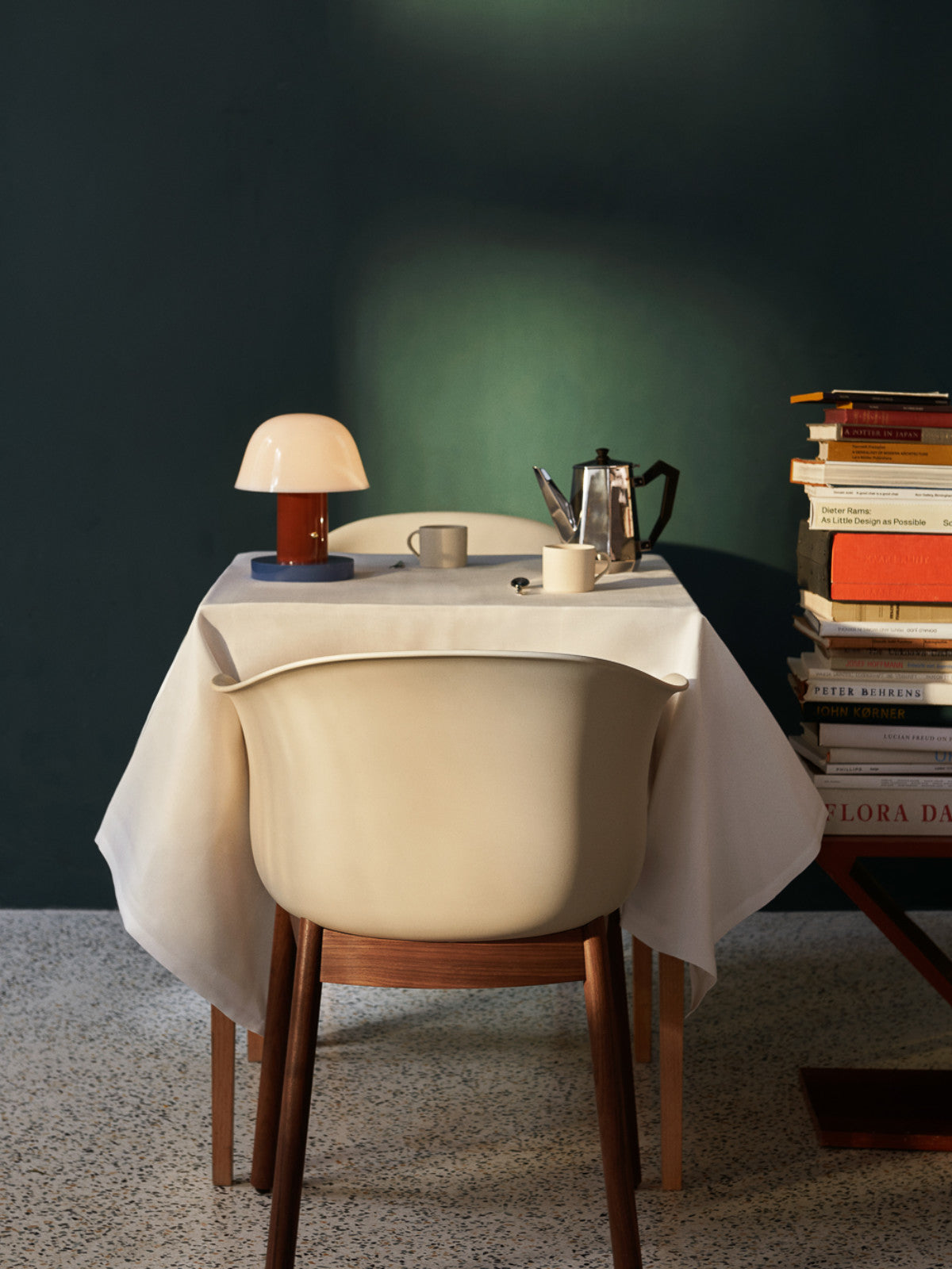 Setago Table Lamp, JH27, Rust/Thunder