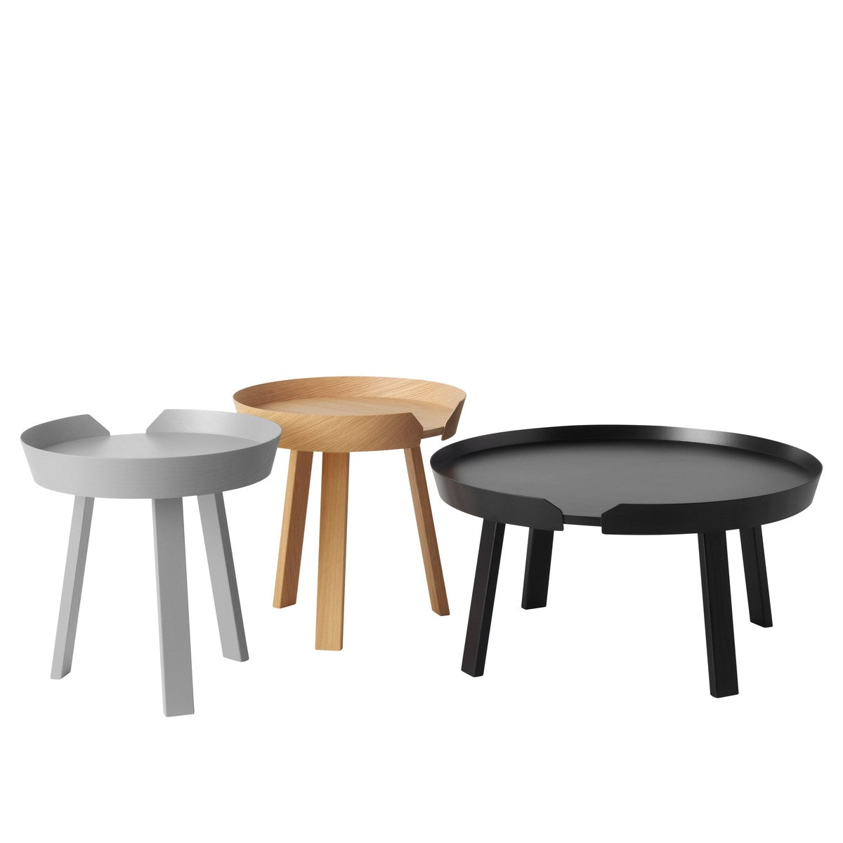 Around Coffee Table, Large, Black