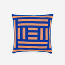 Columns Pillow, Cobalt