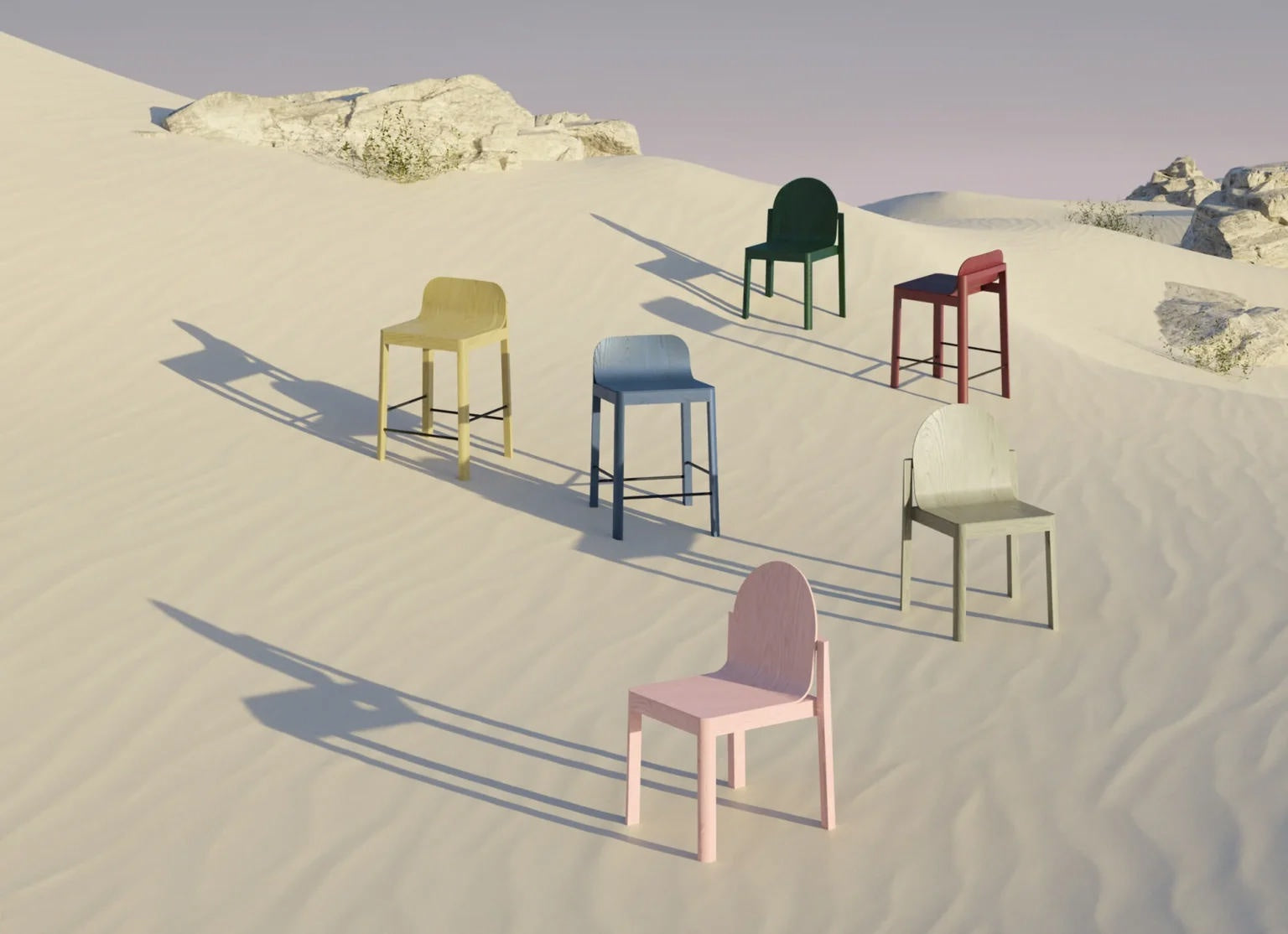 Cleo Chair, Tobiki Red