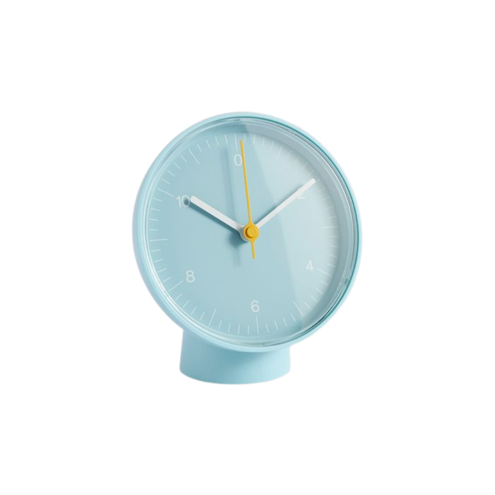 Table Clock, Blue