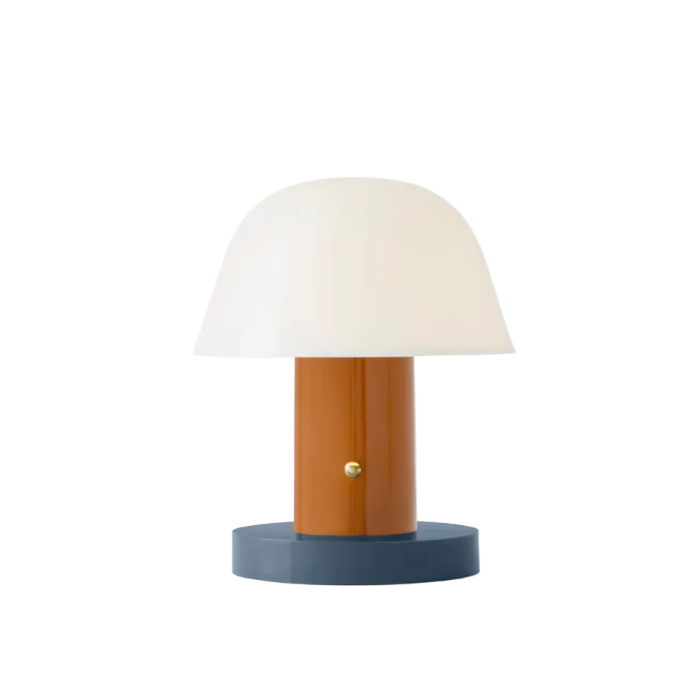 Setago Table Lamp, JH27, Rust/Thunder