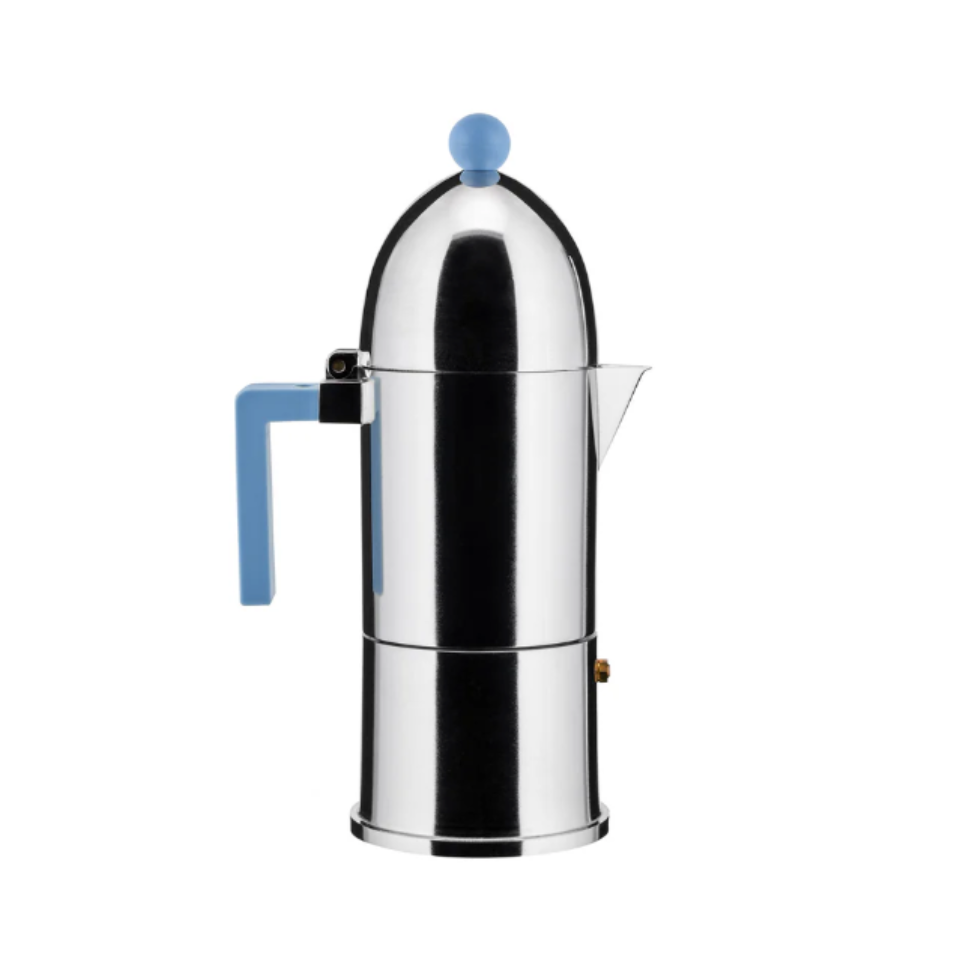 La Cupola Espresso Pot, light blue
