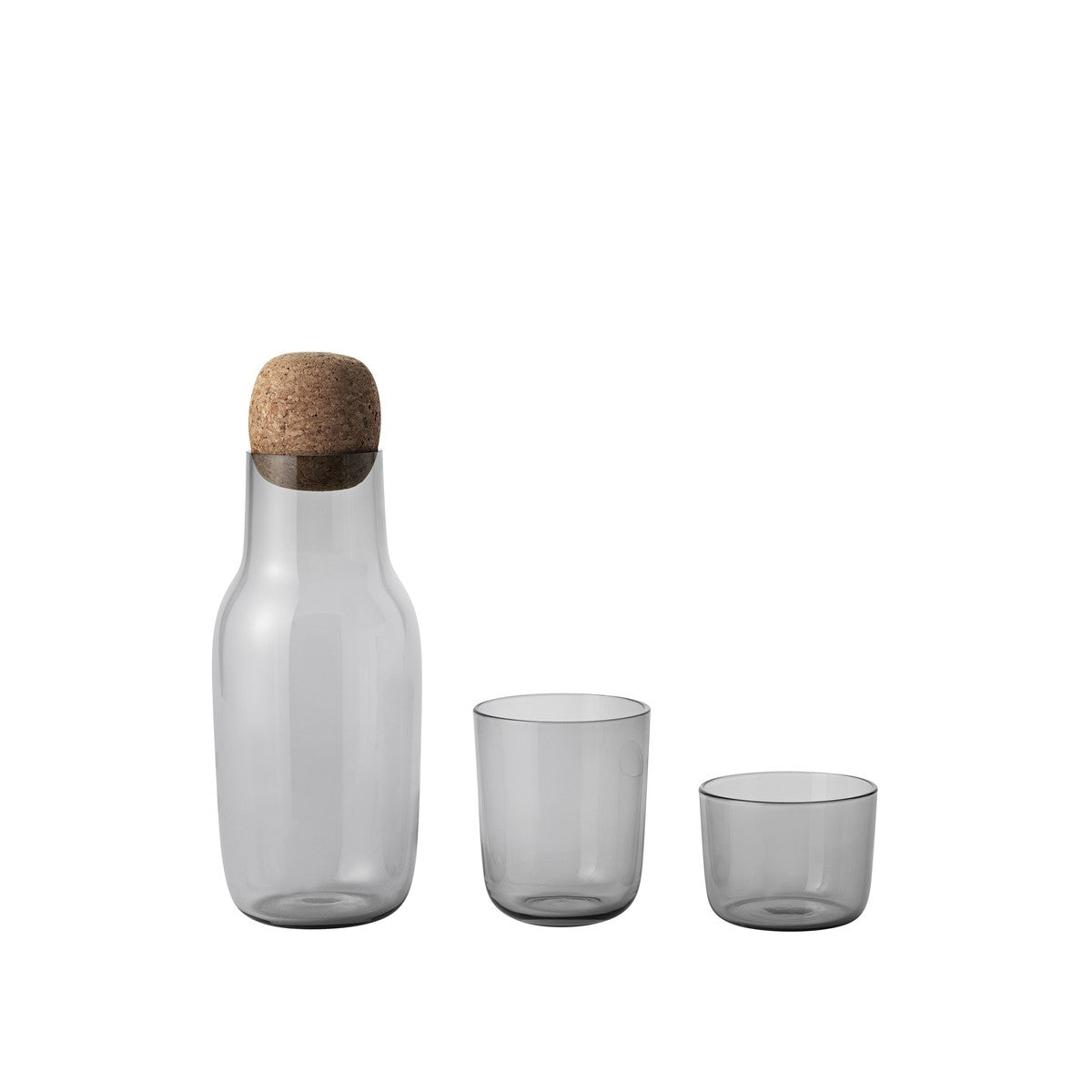 Corky Glasses, Set of Four, High Grey