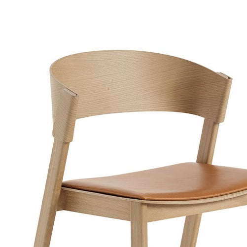 Cover Side Chair, Cognac/Oak