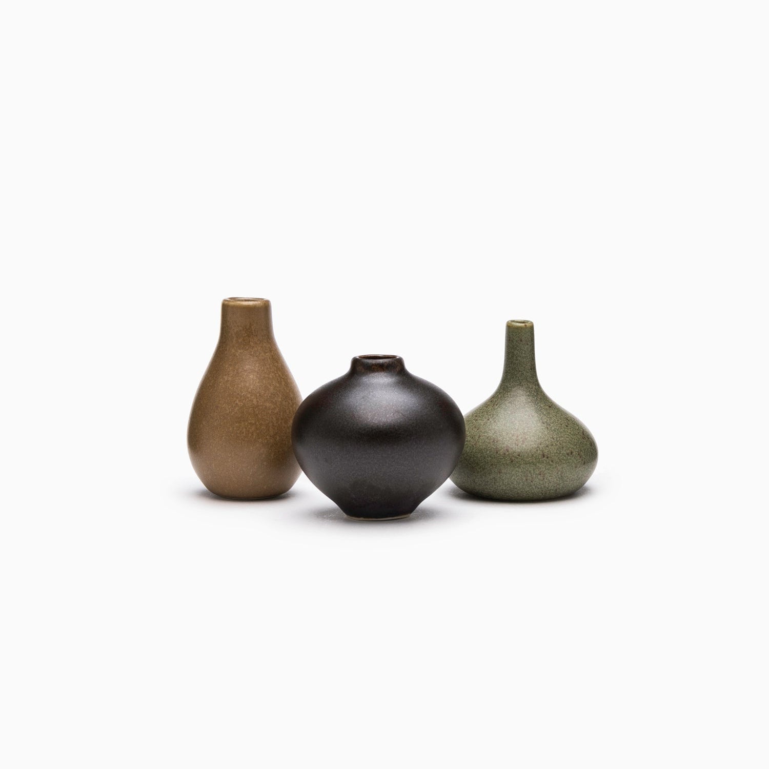 Komo Mini Vases, Set of 3, Calm