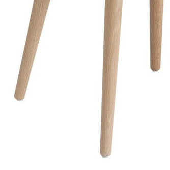 Fiber ArmChair, Wood Base * Steelcut Trio #236, Oak Base