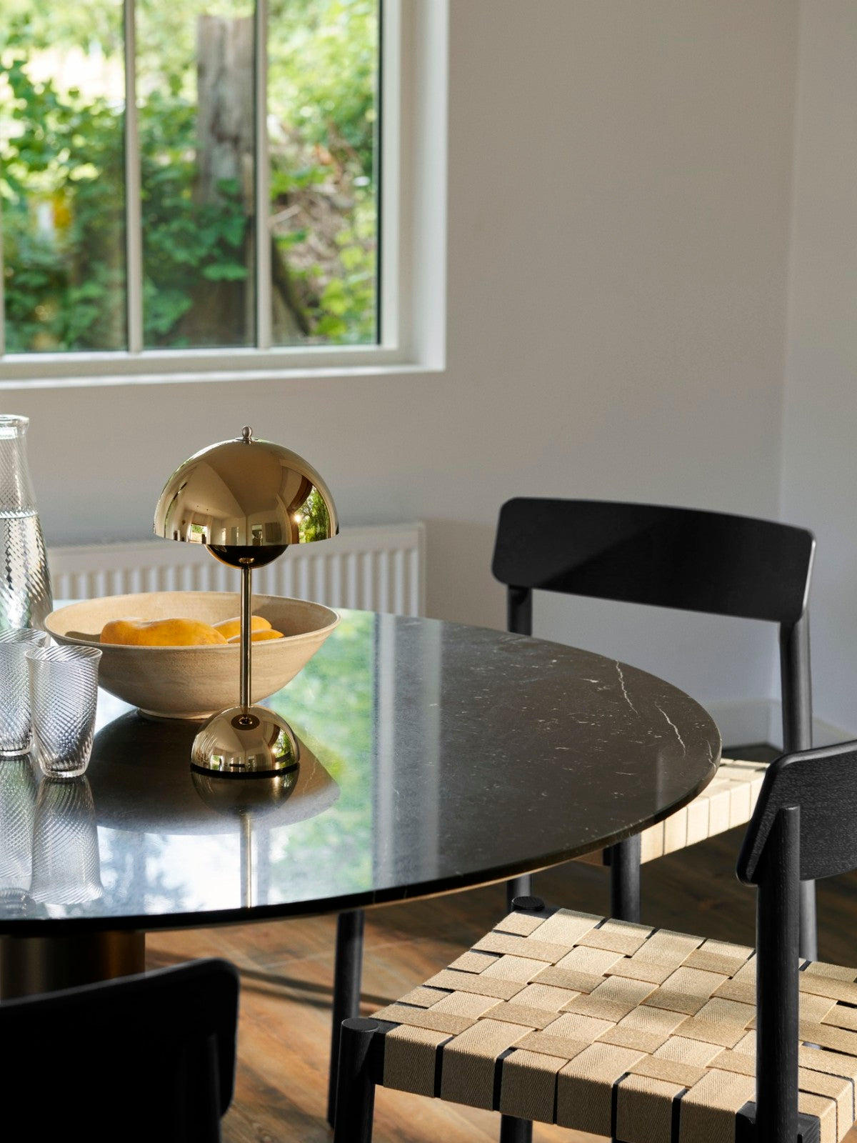 Flowerpot Portable Lamp VP9, Brass