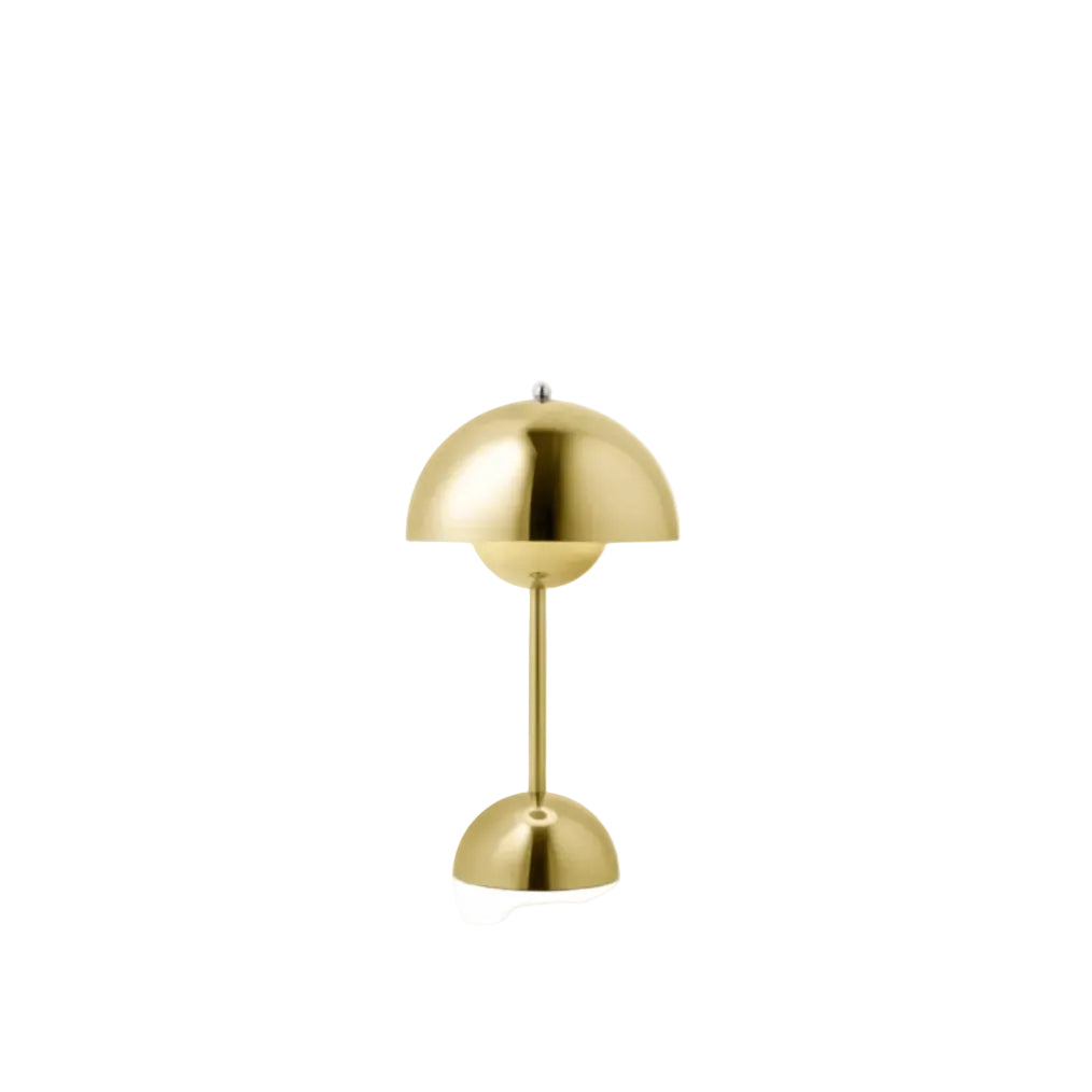 Flowerpot Portable Lamp VP9, Brass