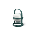 Soft Spot Solar Circular Lamp, H7.3" forest green