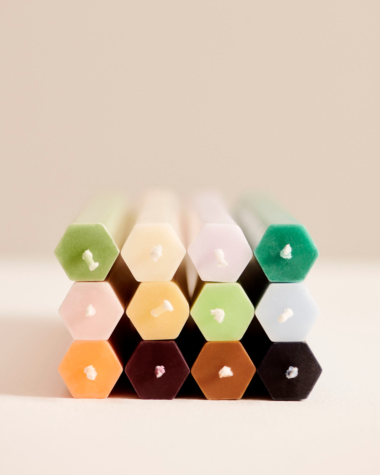 Hexagon Candles, Fresh