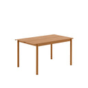 Linear Steel Table, Burnt Orange 140cm