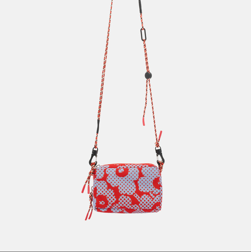 Marimekko unikko shoulder bag, red