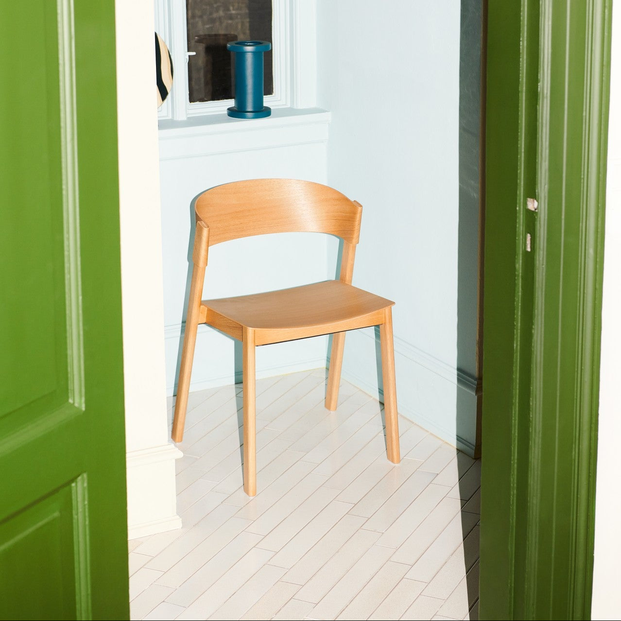 Cover Side Chair, Cognac/Oak