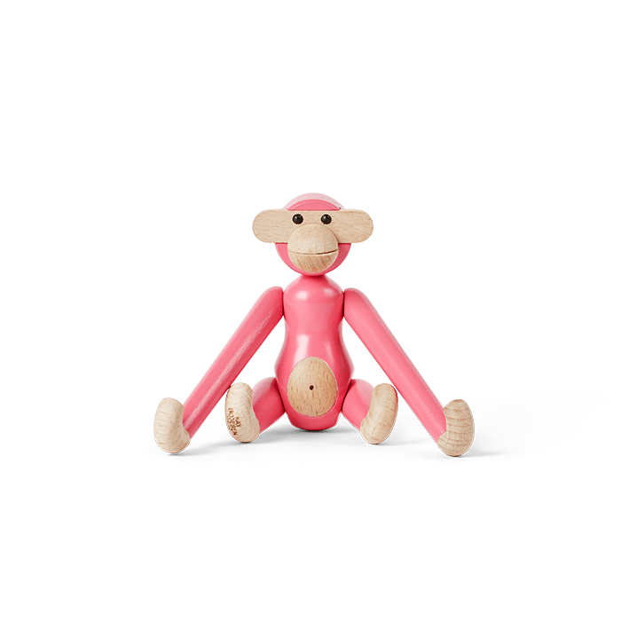 Wood Monkey Mini, Pink