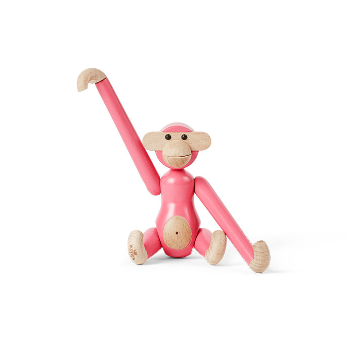 Wood Monkey Mini, Pink