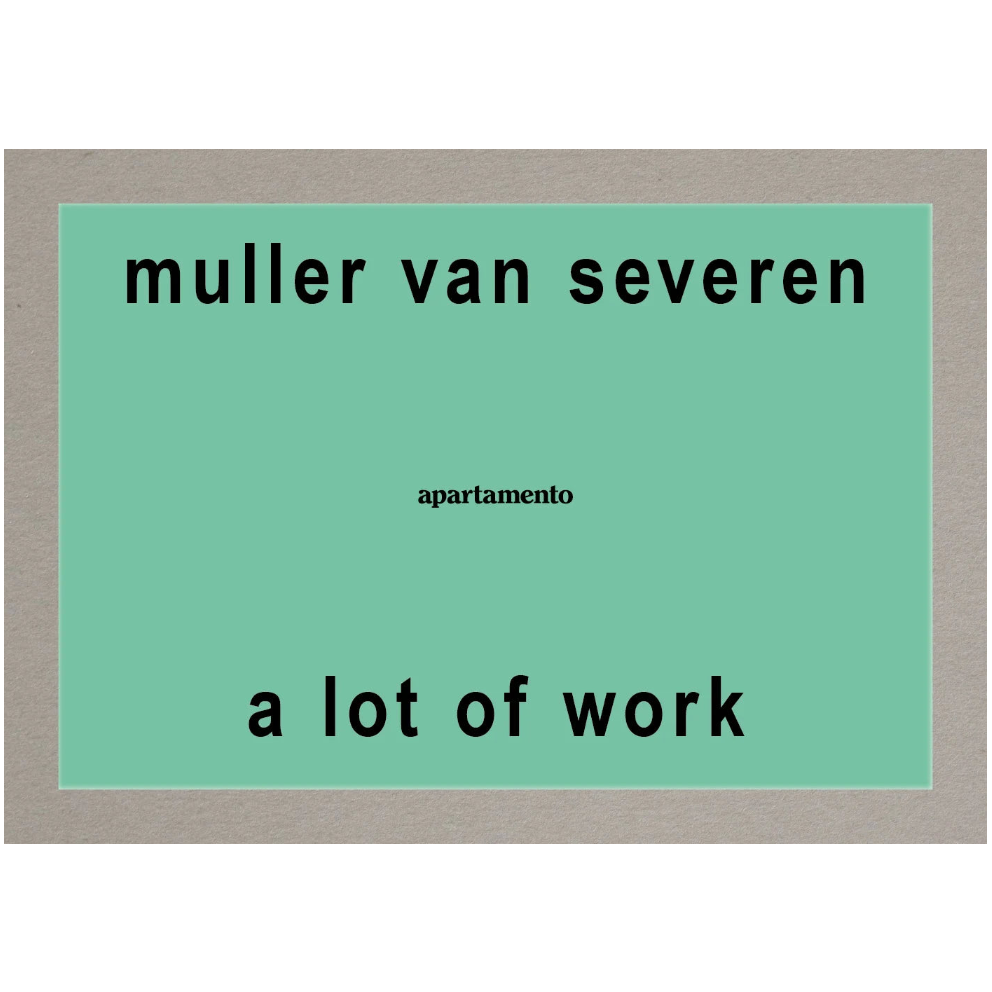 A Lot of Work, Muller Van Severen