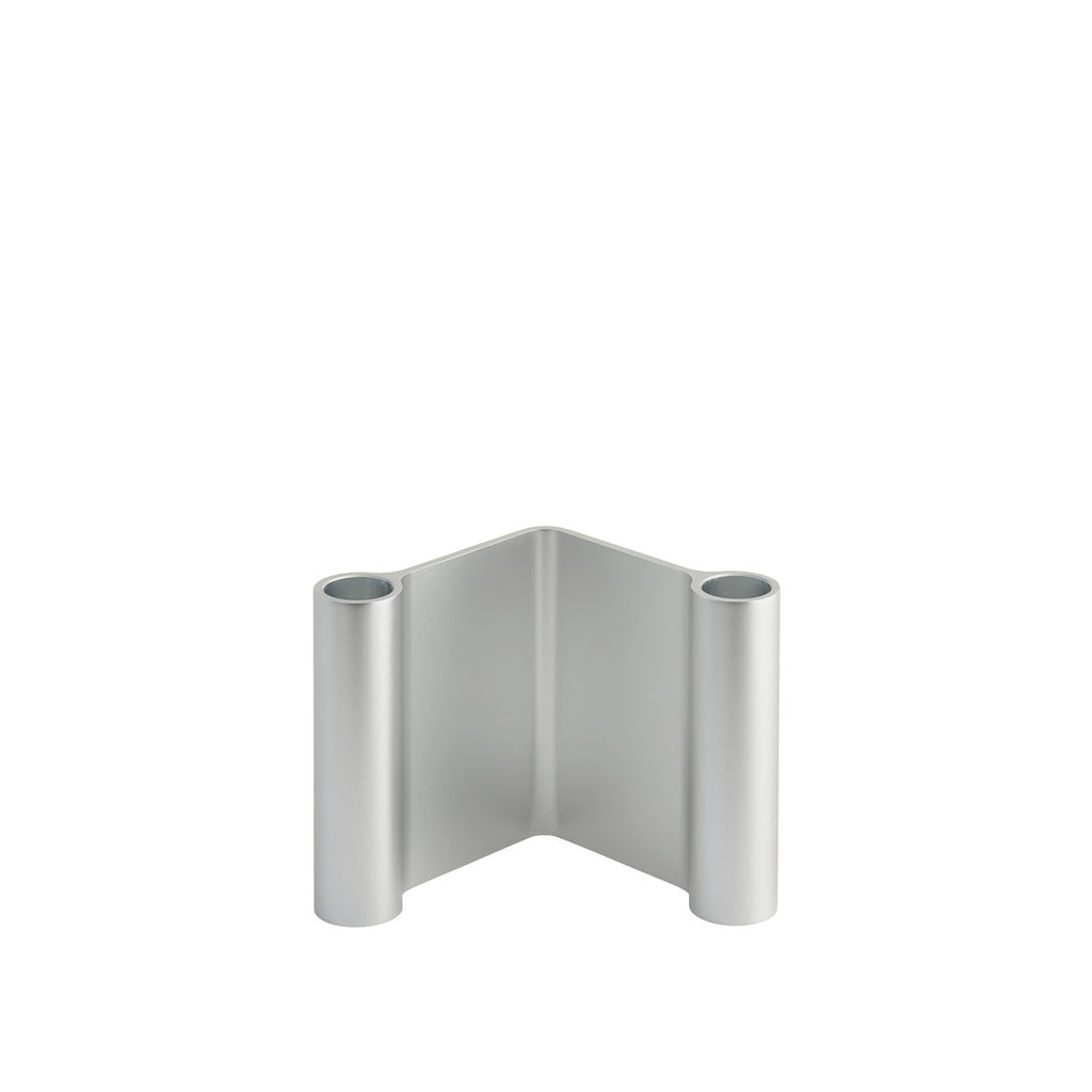 Pair Candleholder, 4" Aluminum