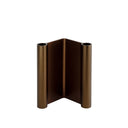 Pair Candleholder, 7" Brown