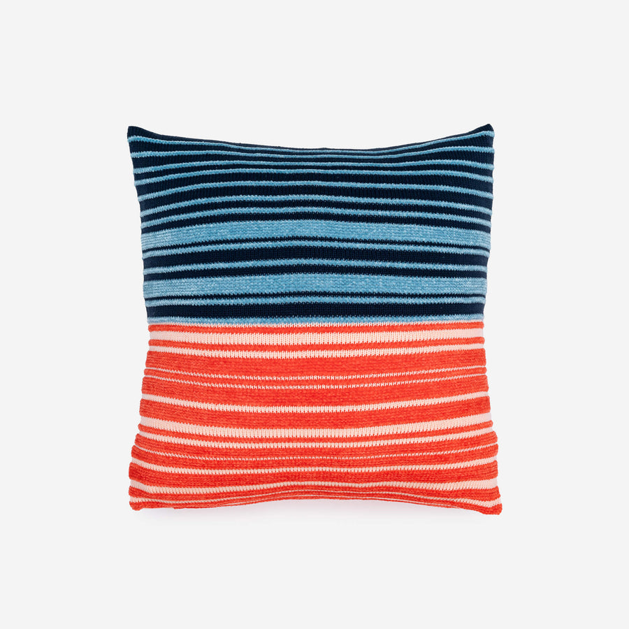Retro Chenille Pillow | Navy Stone Blue