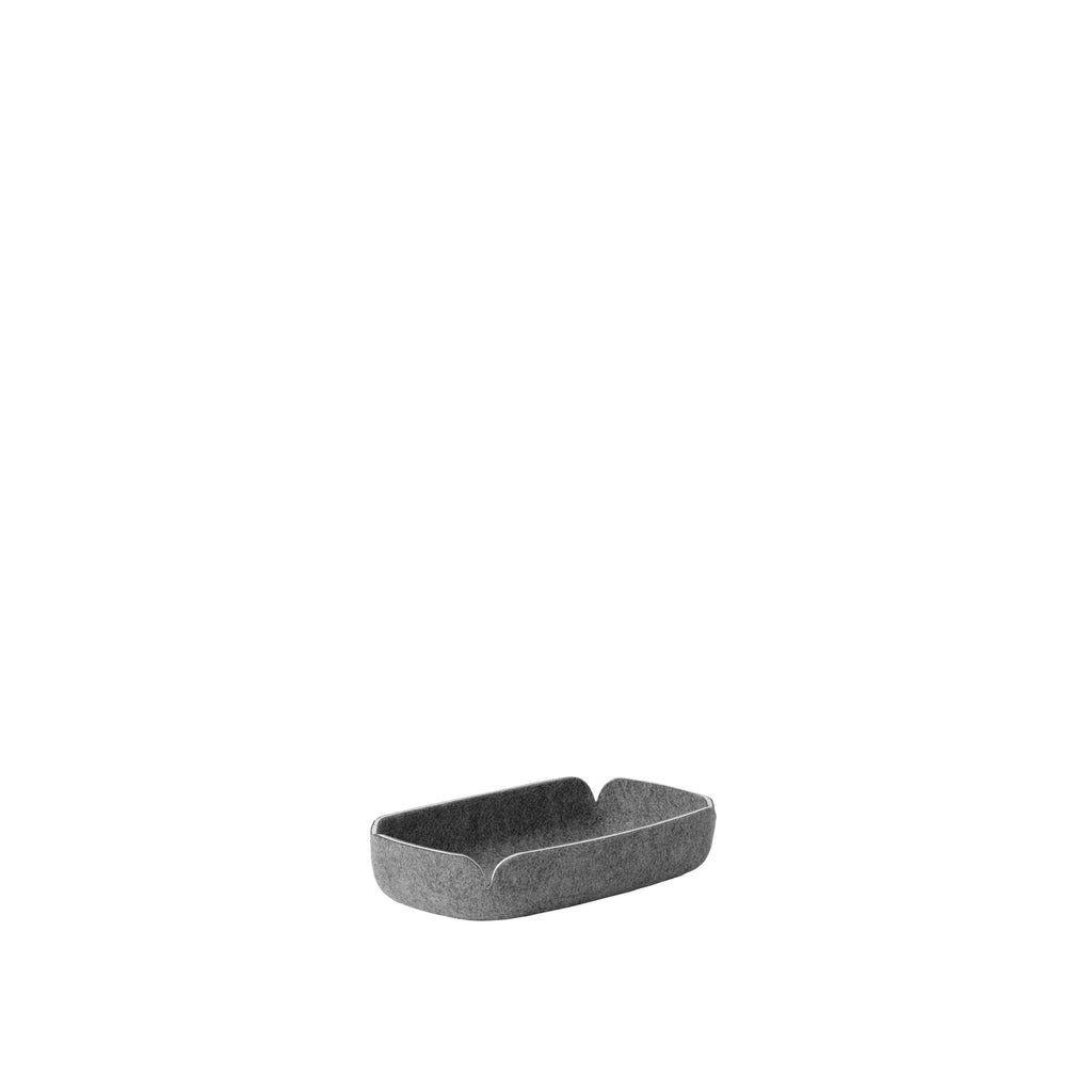 Restore Felt Tray, Small, Grey Melange