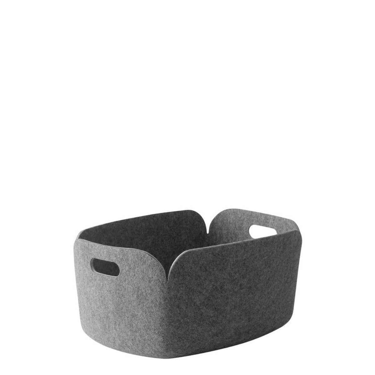 Restore Felt Storage Basket, Grey