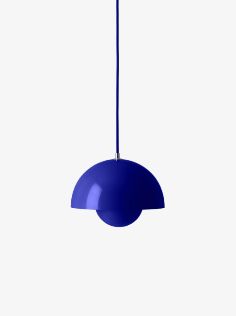 Flowerpot Pendant VP1, Cobalt Blue