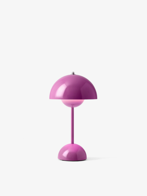 Flowerpot VP9 Portable Table Lamp, Tangy Pink