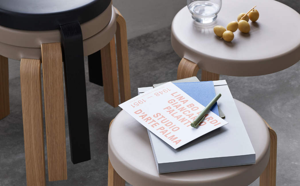 Tap Stool Oak, Grey