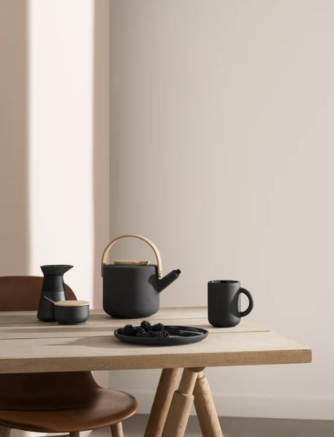 Theo Mug, Set of 2, Matte Black