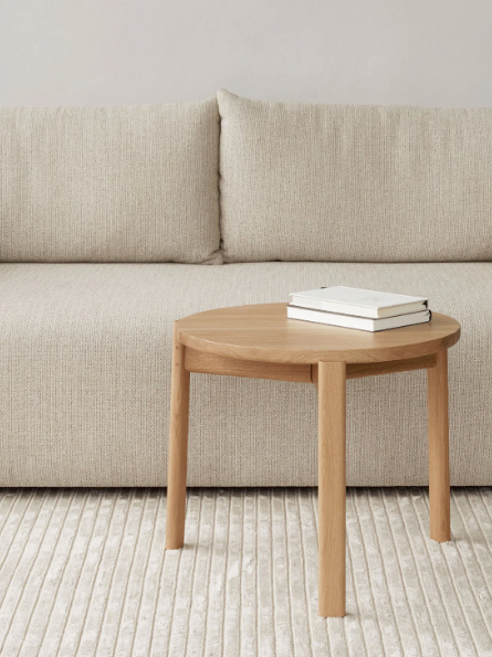 Passage Lounge Table, Medium 27.6", Natural Oak-Stools-Audo-vancouver special
