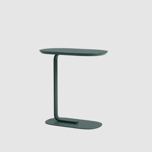Relate Side Table, Dark Green, 24"