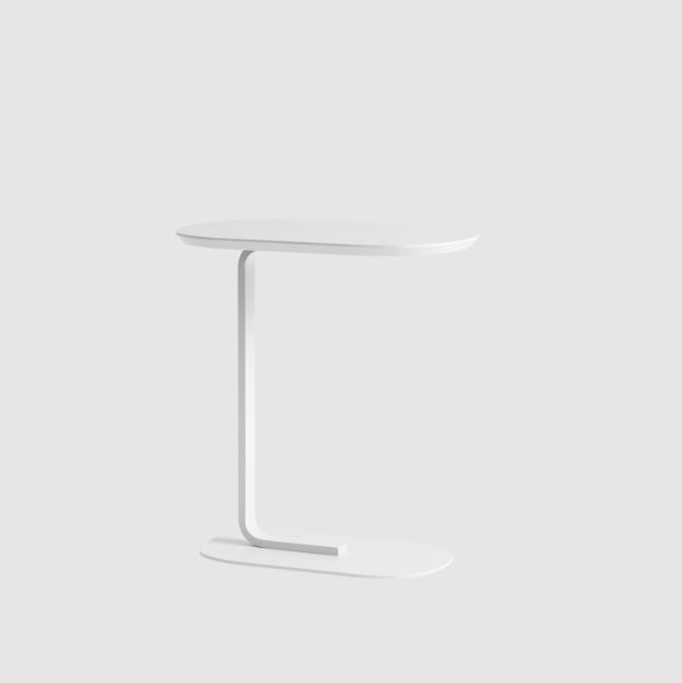 Relate Side Table, Off White, 24"