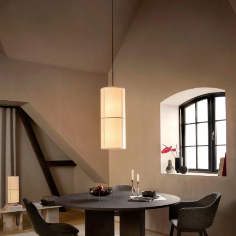 Hashira Pendant Lamp, Large, Raw Finish-Lighting-Audo-vancouver special